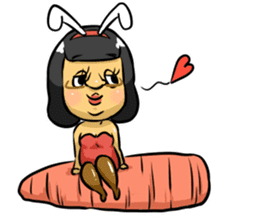 mayumi-san bunny ver. sticker #11765024