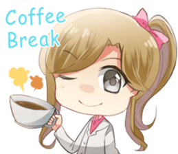 Natchy Office Girl sticker #11765716