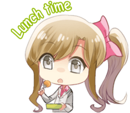 Natchy Office Girl sticker #11765719