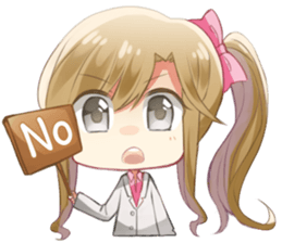 Natchy Office Girl sticker #11765721