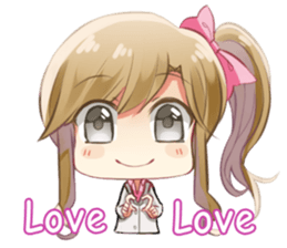 Natchy Office Girl sticker #11765729