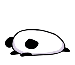 Relaxed Panda sticker #11765958