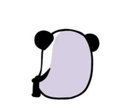 Relaxed Panda sticker #11765968