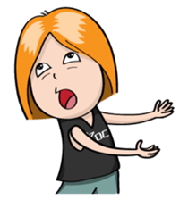 Sakura chan girl sticker #11766450