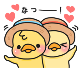 Couple of chick.summer sticker #11766750