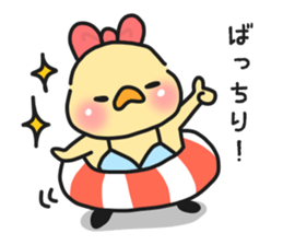 Couple of chick.summer sticker #11766756