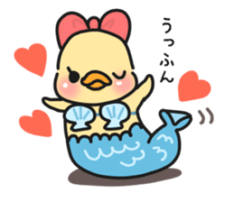 Couple of chick.summer sticker #11766774