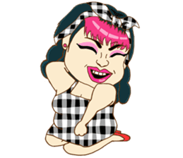 Sexy Sara plump girl (Eng.) sticker #11766870