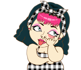 Sexy Sara plump girl (Eng.) sticker #11766882