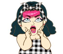 Sexy Sara plump girl (Eng.) sticker #11766883