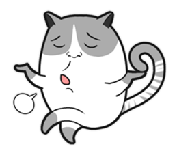 Meow star cat sticker #11766951