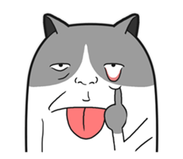 Meow star cat sticker #11766955