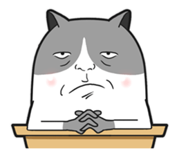 Meow star cat sticker #11766956