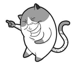 Meow star cat sticker #11766957