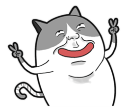 Meow star cat sticker #11766961