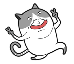 Meow star cat sticker #11766963