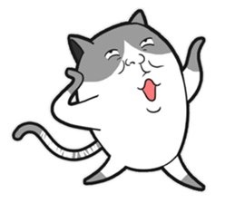 Meow star cat sticker #11766964