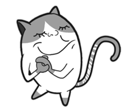 Meow star cat sticker #11766965