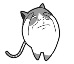 Meow star cat sticker #11766966