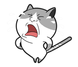 Meow star cat sticker #11766975