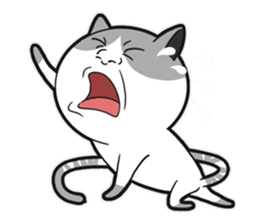 Meow star cat sticker #11766976