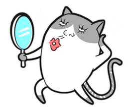 Meow star cat sticker #11766982