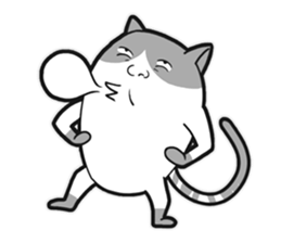 Meow star cat sticker #11766987