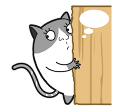 Meow star cat sticker #11766989