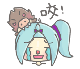 Puru and her friends sticker #11767486