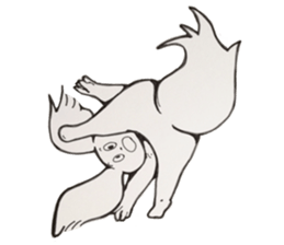 Mr. squirrel sticker sticker #11767712
