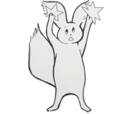 Mr. squirrel sticker sticker #11767725