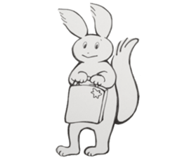 Mr. squirrel sticker sticker #11767747