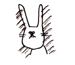 not knowing a rabbit's name sticker #11768641