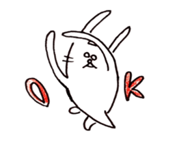 not knowing a rabbit's name sticker #11768647