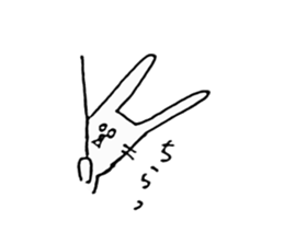 not knowing a rabbit's name sticker #11768658