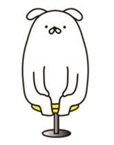 Rabbit of a drooped ear sticker #11769119