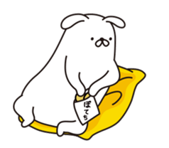 Rabbit of a drooped ear sticker #11769124