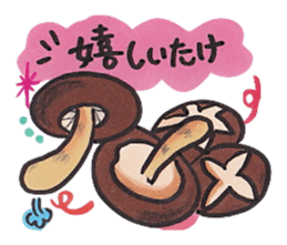 Let's make a vegetable's pun. sticker #11769168