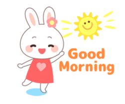 Moving Rabbit sticker #11769344