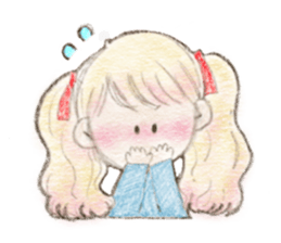 Sticker of pretty girl sticker #11769499