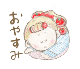 Sticker of pretty girl sticker #11769501