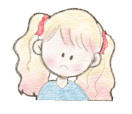 Sticker of pretty girl sticker #11769503