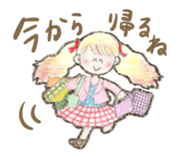Sticker of pretty girl sticker #11769507