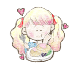 Sticker of pretty girl sticker #11769509