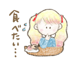 Sticker of pretty girl sticker #11769518