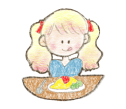 Sticker of pretty girl sticker #11769519