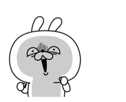 Rabbit expression is too rich(Animation) sticker #11769778