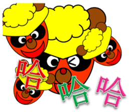 Cute two characters sticker #11770092