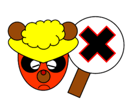 Cute two characters sticker #11770098