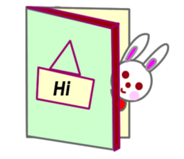 Maya White Rabbit sticker #11771894